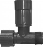 PVC-T-Stück 1“ IG x 1“ AG, 1 Ausgang: 1“ IG PVC-T-Stück 1“ IG x 1“ AG, 1 Ausgang: 1“ IG