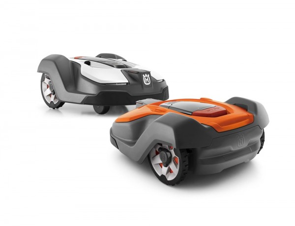 Wechselcover Automower 450X in weiss und orange